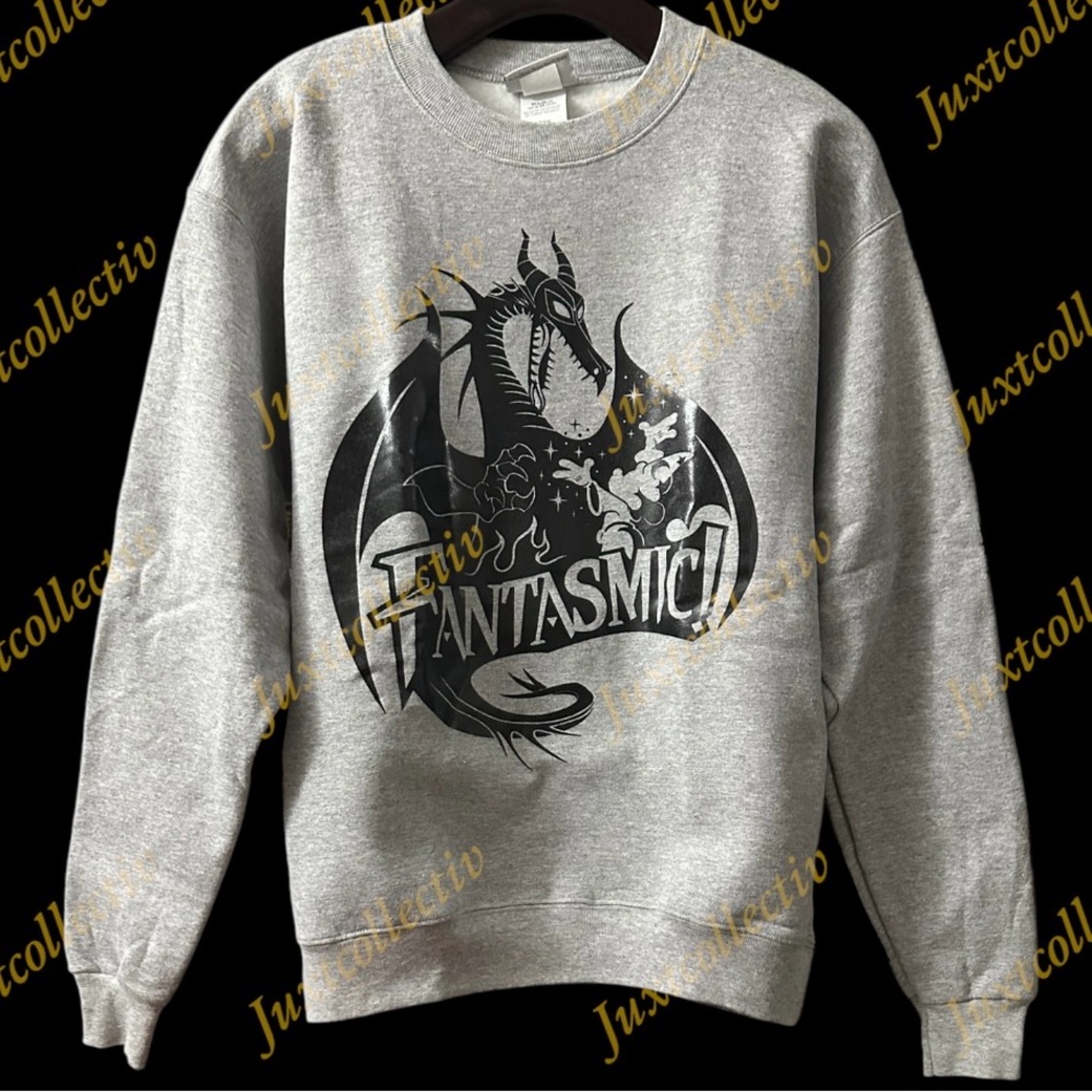NWT Disney Parks Fantasmic Gray Sweater